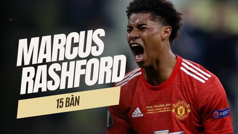 Cầu thủ ghi bàn nhiều nhất trong 1 mùa giải – Top 6 Marcus Rashford