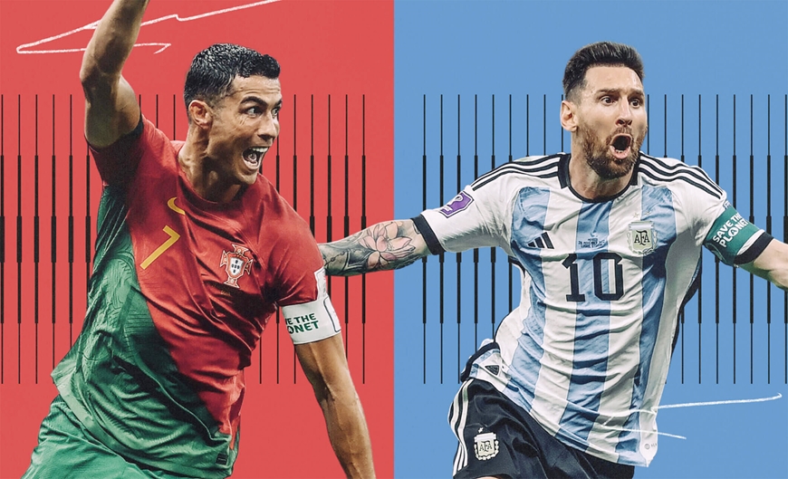 Messi và Ronaldo là 2 cầu thủ ghi nhiều bàn thắng nhất c1